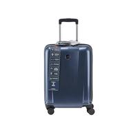 ALPINI Valise Rigide PLATINEL 3.0 Serrure TSA. (Bleu Marine brossé (Navy Blue, Cabine (S) 55x38x20cm, 38L, 3kg)