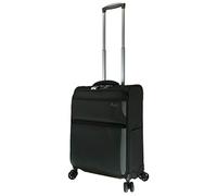 ALPINI Valise Taille Cabine Souple Arizona 2.0 Structure Renforcée Ultra légère Garantie 2 Ans (Black (Noir), S - Small - 35L - 55x38x20cm - 2,2kg)