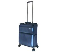 ALPINI Valise Taille Cabine Souple Arizona 2.0 Structure Renforcée Ultra légère Garantie 2 Ans(Blue (Bleu), S - Small - 35L - 55x38x20cm - 2,2kg)