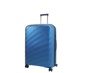 ALPINI VENTINI. Valise Rigide Super légère 100% Polypropylène Garantie 5 Ans. (Bleu prétrol (Blue), L (Large) - 101l- 76x52.5x31cm - 4.20kg)