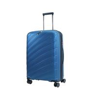ALPINI VENTINI. Valise Rigide Super légère 100% Polypropylène Garantie 5 Ans. (Bleu prétrol (Blue), M (Moyenne) - 65L- 66x45.5x27cm-3.42kg)