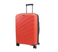 ALPINI VENTINI. Valise Rigide Super légère 100% Polypropylène Garantie 5 Ans. (Orange (Orange), M (Moyenne) - 65L- 66x45.5x27cm-3.42kg)