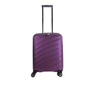 ALPINI VENTINI. Valise Rigide Super légère 100% Polypropylène Garantie 5 Ans. (Prune Métalisé (Plum), S (Small) - 35L- 55x39x20cm - 2.43kg)