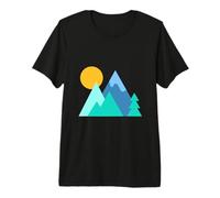 Alpinisme Alpine Forget Me Not Skiing Fleur de Montagne T-Shirt Haut de Gamme