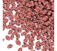Alpinleux Lot de 100 perles de baseball en argile polymère pour la fabrication de bracelets, perles de football pour loisirs créatifs, bracelets, colliers, bijoux faits à la main, accessoires de