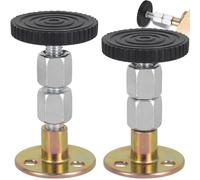 Alpinleux Lot de 2 butées de tête de lit pour mur, butées de lit réglables pour tête de lit, butée de bruit de lit pour mur, chambre à coucher, meubles (25-60 mm)