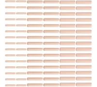 Alpinleux Lot de 90 chevilles en bois cannelées pour travaux manuels, travaux manuels, meubles, cadres en bois, pieds de table, étagères (6,35 mm + 0,95 cm + 1,6 cm)