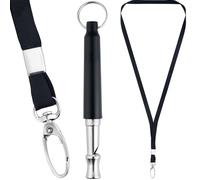Alpinleux Sifflet pour chien avec cordon, sifflet à ultrasons réglable pour rappel, outil de dressage de contrôle des aboiements, sifflet de dressage silencieux pour chien pour arrêter les aboiements,