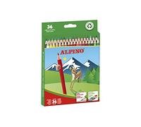 Alpino AL010600 - boite de 36 crayons de couleurs (import espagnol)