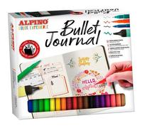 Alpino Color Experience Kit Bullet Journal - Stylos d'écriture, de calligraphie et d'esquisse - Marqueurs ALPINO Brushpoint