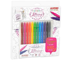 Alpino Color Experience Pack Initiation à Lettering | Guide d'Initiation à Lettering | Marqueurs pour Lettering