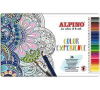 Alpino colour experience watercolour pencils 177mm assorted watercolour pencils -metallic box of 36u-.