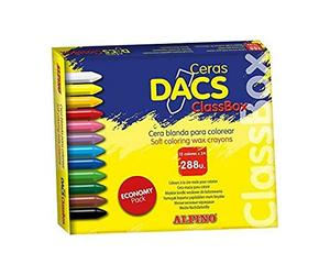 ALPINO Economy Pack Cire Dacs 288 unid. (24 unités). x 12 couleurs
