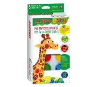 Alpino kit de peinture au doigt bébé couleurs assorties -6pcs-.