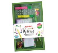 Alpino Office Set Color Experience - Edition Couleurs Fluor - Kit de bureau avec surligneurs fluo et accessoires