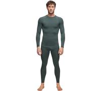 Alpinus Ensemble de sous-vêtements Outdoor IDRE Homme Chemise Leggings vert