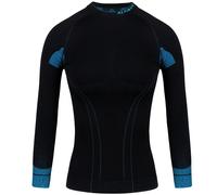 Alpinus Femme Manche Longue Couche de Base Actif Respirant Thermique Noir-Bleu