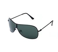 Alpland Lunettes de Soleil Aviateur - Noires - Incl. Softbag