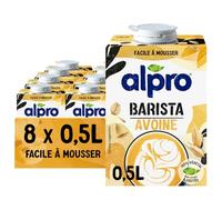 Alpro Avoine, Boisson Végétale Avoine 100% Européenne, Riche en Fibres, Sans Sucres Ajoutés, Sans Lactose, Source de Calcium et Vitamines B2 & D2, Texture Onctueuse, Format Pratique 4x500mL