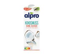 Alpro boisson à la noix de coco non sucrée avec calcium et vitamines 1000 ml