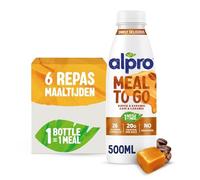 Alpro Boisson Substitut de Repas Café Caramel 500ml - 6 x 500g - Repas Complet à Boire