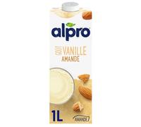 ALPRO - Boisson Végétale Amande Vanille, Douceur Gourmande et Crémeuse (Brique 1L) - Le Lot De 4