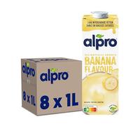 Alpro - Boisson Végétale - Soja Banane - 1L - Lot de 8x1L