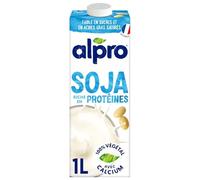 ALPRO - Boisson Végétale Soja Douce et Légère, Texture Onctueuse pour Recettes et Pause (1L) - Lot de 4 - vendu par Lot