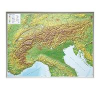 Alps relief wall map Georelief