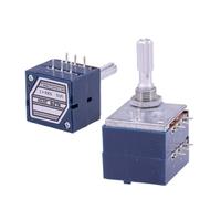 ALPS RK27 10KA 20KA 50KA 100KA 250KA atténuateur de potentiomètre de Volume stéréo 6mm arbre moleté ± 20% for ampli Audio Hifi CD (Size : 10K Ohm)