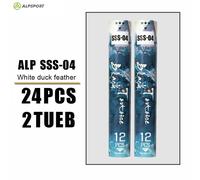 Alpsport Sss Série Des Quatre Dieux 12pcs/Tube Badminton Version Améliorée Ballon D'entraînement Vitesse Sportive 77 Badminton Durable Club De Badminton - Type [04]-24pc-2tube