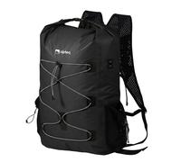 Alpteq® AlpPack Sac à dos ultra léger 20 l - Sac étanche Rolltop Drybag pour la randonnée, le trekking, les voyages, la ville et l'extérieur, matériau innovant de haute technologie, Obsidienne