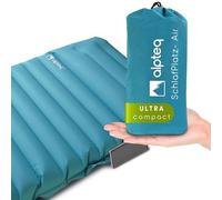 Alpteq® Matelas Isolant Gonflable avec Pompe à Pied intégrée - Tapis de Camping et de Couchage Ultra léger - Isolant, imperméable, Confortable pour l'extérieur, Le Trekking et la randonnée