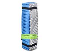 Alpteq® SchlafPlatz Matelas isolant pliable - Matelas thermique IXPE & matelas de couchage pour camping & randonnée, ultra-léger, imperméable, isolant, matelas en mousse outdoor (Bleu)