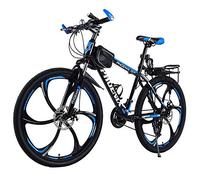 ALQPPM Vélo de Montagne pour Adultes, Hommes Et Femmes, Étudiants, Jeunes, Courses Légères, Tout-Terrain, Absorption des Chocs, Vélo À Vitesse Variable, E, 26 Pouces/F/26 Pouces