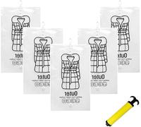 ALREMO Hanging Compressible Storage Bag,Space Saver Bags for Clothes, Clothes Compression Storage Bags,Vacuum Storage Bags for Home Closet Organization