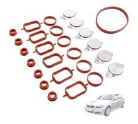 Alrens 11612246949 6pcs Joint de Collecteur d'admission 6 x 22mm Kit de suppression clapets d'admission Convient aux moteurs diesel pour E38 E39 E46 E53 E60 E61 E63 E64 E65 E66 E67 E70X6 E71 E72 E81