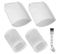 Alrens 2 pré-filtres + 2 filtres pour Makita CL100/106/180 DCL180, accessoires d'aspirateur DCL180, partie pré-filtre 451208-3, partie filtrante 443060-3, aspirateur domestique sans fil, sac à