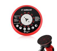 Alrens 2608900007 150 mm Plateau de ponçage multi-trous 150 mm pour Bosch GET 75-150 GEX 34-150 GEX 40-150, compatible avec ponceuse excentrique M8, plaque de support auto-agrippante, 72 trous de