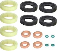 Alrens Joint Injecteur 1.6 hdi Kit Joints Injecteurs 1.6 HDI 1314368 Rondelle d'étanchéité d'injecteur Diesel pour Citroen Berlingo C2 C3 C4