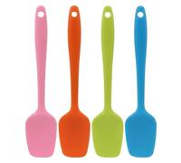 Alrens Lot de 4 spatules en silicone pour la cuisson et la cuisson - Idéal comme spatule à pâte - Ustensiles de cuisine - Spatules en silicone - Spatules Thermomix - Spatules à crème - Spatules