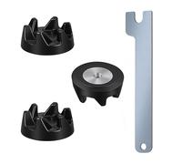 Alriedy 9704230 Lot de 3 embrayages, compatibles avec mixeur KSB52, KSB5, 5KSB52, pièces de rechange pour mixeur (clé de montage incluse)