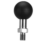 Alriedy Boule de montage Ram Mount M8 x 1,25 - Adaptateur boule de 2,5 cm - Compatible avec les montures RAM - Taille B - Double socle - Boule d'attelage pour vélo et moto - Support de téléphone