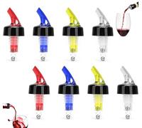 Alriedy Bouteille de portionneur 8 pièces doseur d'alcool 1,5 cl 2cl 3cl 4cl verseur d'alcool spout anti fuite vin huile d'olive vinaigre
