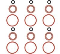 Alriedy Kit de joints d'injecteur pour 2.7/3.0 TDI A4/A5/A6/Q5/Touareg - Kit de réparation avec joint torique et bague d'étanchéité en cuivre - Compatible avec A1 8X, A3 8P, A4 B7/B8, A6 4F/4G/C7, Q3