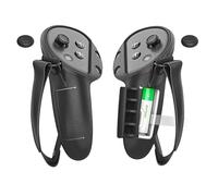 Alriedy Lot de 2 housses de poignée de manette pour Meta/Oculus Quest 3s/Quest 3, Quest 3, avec couvercle d'ouverture de batterie, accessoire en silicone, compatible avec les accessoires Meta Quest 3S