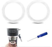 Alriedy Lot de 2 joints d'étanchéité 47 mm pour DeLonghi EC680-EC860 | Machine à café de rechange, convient pour EC680/685/785/885/820/850/860, diamètre 47 mm, joint de qualité supérieure