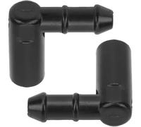 Alriedy Lot de 2 raccords de tuyau de lave-glace compatibles avec 13171805, 13257350, 1452941 pour Vauxhall Vastra H, Corsa D, Zafira B, raccord de tuyau de lave-glace de voiture, tuyau