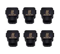 Alriedy Lot de 6 chaussettes en silicone pour Bambu Lab A1/A1 Mini, bloc de chauffage Hotend en silicone, accessoires de pièces d'imprimante 3D, couvercle de bloc chauffant haute température