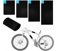Alriedy Protection de cadre de vélo - Protection de cadre en carbone pour porte-vélos Thule - Protection de cadre pour vélo électrique - Fermeture Velcro en néoprène - Convient pour accessoires de